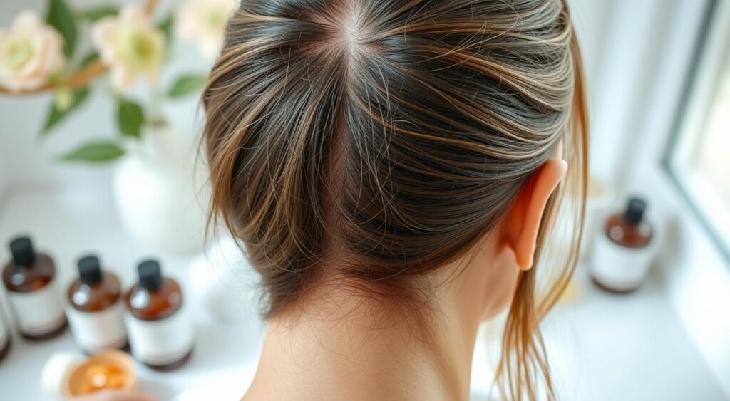 o que é queda de cabelo feminino